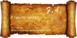 Figuly Anikó névjegykártya